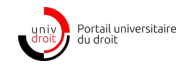 Logo de la ressource intitulée "Univ Droit, portail universitaire du droit"